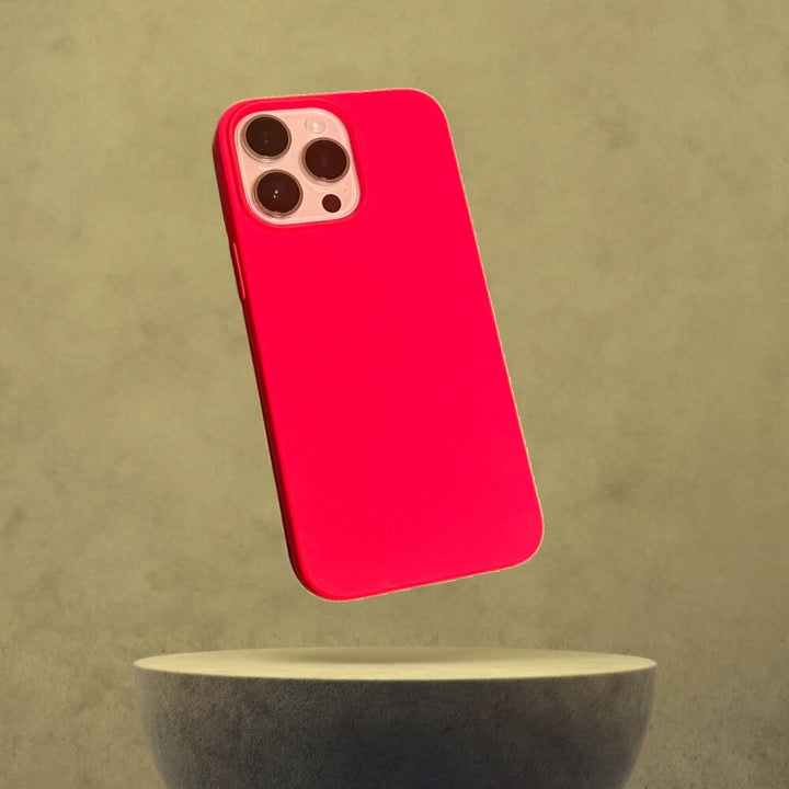 iPhone Silicone Case Color Red